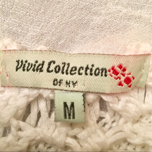 VIVID COLLECTION OF NY EMBROIDERED COTTON TOP - Picture 6 of 8